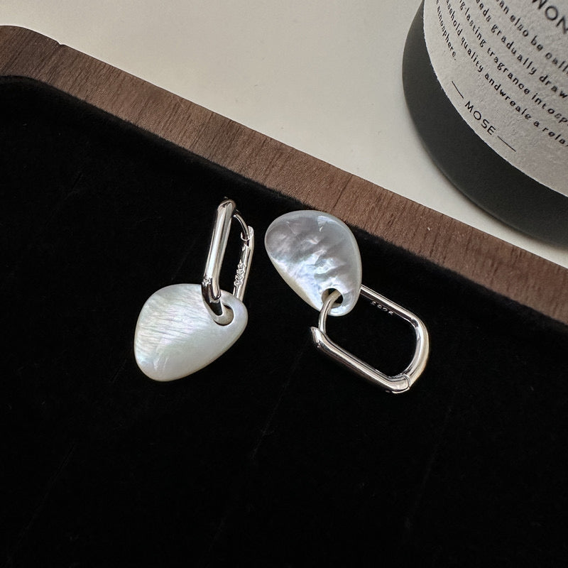 30. Unique Design Irregular White Shell Earrings